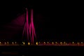 Night View of Bandra Worli Sea Link Bridge, Mumbai, India. This is a scenic constraction